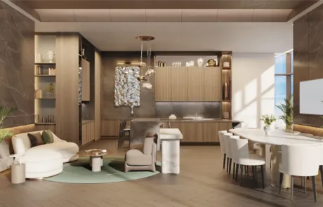 Mercer House – residential clubhouse – kitchen